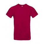 Tričko pánske B&C E190 T-Shirt - svetlo vínové