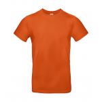 Tričko pánske B&C E190 T-Shirt - stredne oranžové