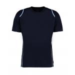 Tričko kontrastné pánske Kustom Kit Cooltex Regular fit - navy-modré