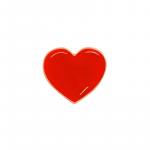 Odznak (pins) Red Heart 2,2 x 2,5 cm - červený