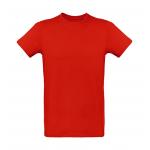 Tričko pánske B&C Organic Inspire Plus T - červené