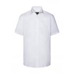 Košeľa pánska Rusell Collection s kr.ruk. Tailored Coolmax - biela