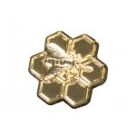 Odznak (pins) Včelaři 1,6 cm - zlatý