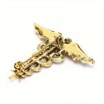 Brož (odznak) Andělská křídla 3,8 x 4 cm - zlatý