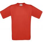 Tričko unisex B&C Exact 190 - červené