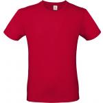 Pánske tričko B&C E150 - tmavo červené