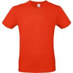 Pánské tričko B&C E150 - středně červené