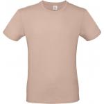 Pánske tričko B&C E150 - svetlo ružové