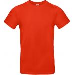 Pánske tričko B&C E190 - stredne červené