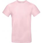 Pánske tričko B&C E190 - svetlo ružové