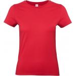 Dámske tričko B&C E190 - červené