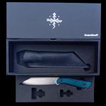Nůž Scandinoff Nordic Protector 130 EDC - stříbrný-modrý