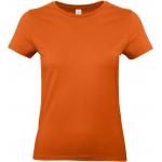 Dámske tričko B&C E190 - stredne oranžové