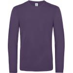 Pánské tričko s dlouhým rukávem B&C Exact 190 - fialové
