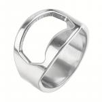 Prsten s funkcí otvíráku - stříbrné