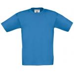 Dětské tričko B&C Exact 150 - azurové