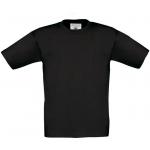 Detské tričko B&C Exact 150 - čierne