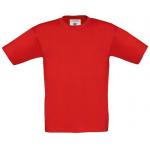 Detské tričko B&C Exact 150 - červené