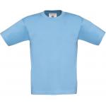 Detské tričko B&C Exact 150 - svetlo modré