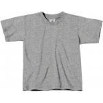 Dětské tričko B&C Exact 150 - šedé