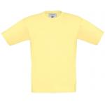 Detské tričko B&C Exact 150 - žlté