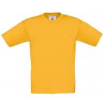 Detské tričko B&C Exact 190 - tmavo žlté
