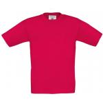 Dětské tričko B&C Exact 190 - tmavě růžové