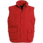 Pánska vesta B&C Bodywarmer Explorer - červená