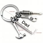 Přívěsek na klíče Dad Tools - stříbrný