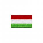 Nášivka nažehlovací vlajka Maďarsko 6,3x3,8 cm - barevná