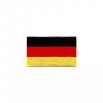 Nášivka nažehlovací vlajka Německo 6,3x3,8 cm - barevná