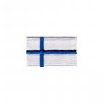 Nášivka nažehlovací vlajka Finsko 6,3x3,8 cm - barevná