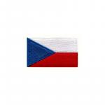 Nášivka nažehlovací vlajka Česká republika 6,3x3,8 cm - barevná