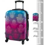 Cestovní kufr Mia Toro 98-123 L - růžový-modrý