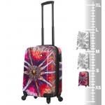 Cestovný kufor Mia Toro Spider Eye 39-49L - farebný