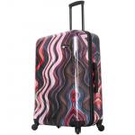 Cestovní kufr Mia Toro 98-123L - hnědý-růžový