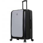 Cestovní kufr Mia Toro 101-126L - černý-stříbrný