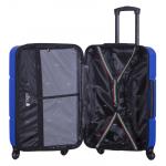 Cestovní kufr Tucci 63-85 l - středně modrý