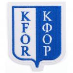 Nášivka originální KFOR - modrá-bílá
