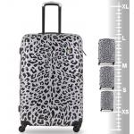 Súprava cestovných kufrov Tucci 0158 Leopards - sivá-čierna