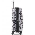 Cestovní kufr Tucci 0158 Leopards 57-77 L - šedý-černý