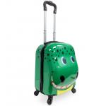 Dětský kufr Tucci Kids Dino 28 L - zelený