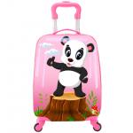 Detský kufor Tucci Kids Panda 25 L - ružový