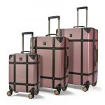 Sada cestovních kufrů Rock 0193/3 34-94 L - růžová