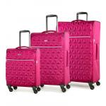 Súprava cestovných kufrov Rock 0207/3 34-97 l - ružová