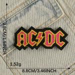 Nášivka nažehlovací AC/DC 3,8 x 8,8 cm - barevná
