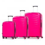 Súprava cestovných kufrov Rock 0212/3 35-120 l - ružové