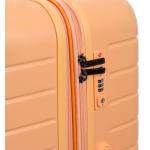 Cestovní kufr Rock 0214/3 93-102 l - oranžový