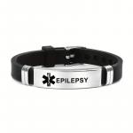 Náramek na ruku Bist Medical Epilepsy - černý