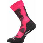 Ponožky športové Voxx Etrex - ružové-sivé